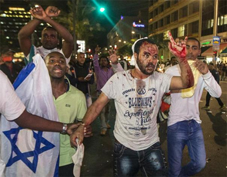 Discriminación racial dentro de la entidad sionista